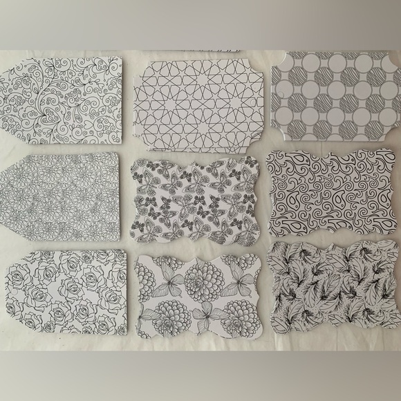 Colouring gift tags - Picture 4 of 4